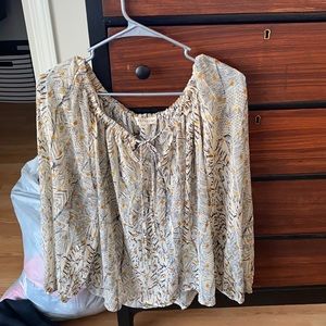 Off the shoulder top